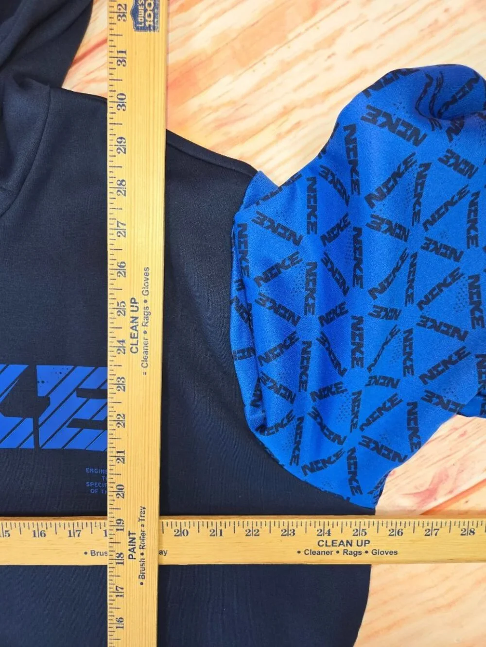 Nike Unisex Blue Pullover Hoodie Size XL